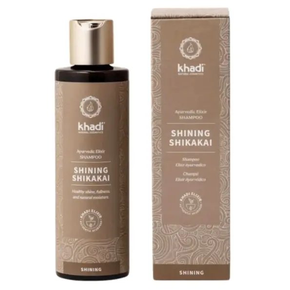 Khadi Champú Shikakai Brillo 200ml